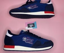 Premium Adidas Navy Blue White Red