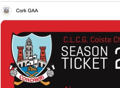 Wanted: Cork. GAA Hurling Season Ticket