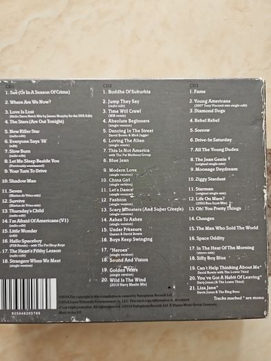 Bowie 3CD Boxset  - Nothing Has Changed: The Very Best Of
