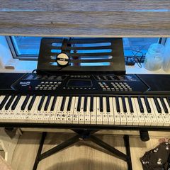 RockJam RJ5061 Key Keyboard with stand and headphones