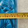 Vintage Sanmyro Japan Praying Child Wall Plaque , Glazed Ceramic Religious Art Image 3