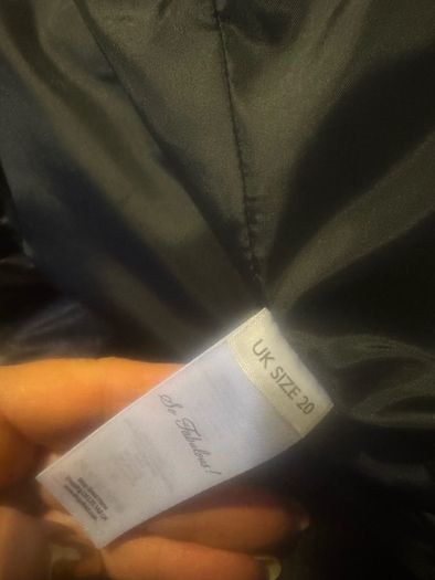 So Fabolous ! black waist coat with cape 2 in 1 size UK18/20 EU46/48 Perfect condition Postage included