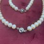 Fresh Water Pearl  Necklace Set Image 3