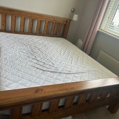 Super king mattress and bed