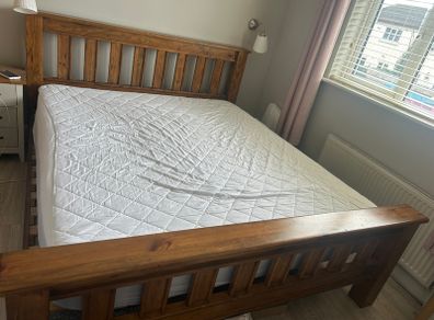 Super king mattress and bed