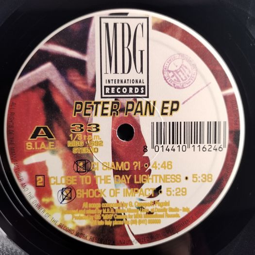 Dj MBG, Rame, Alkemy, Dj Uovo - Peter Pan EP - Super RARE Deep House CLASSIC EP!