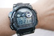 W-735h-1a Black Casio Men's Watches Digital Vibration Sport 100m Black Band