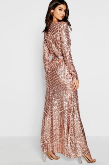 Brand New Gold Sequin Dress