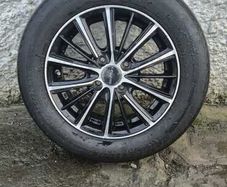 Legzas 14 Inch Alloy Wheel Used (Tyre Included Free) | 165/70R14
