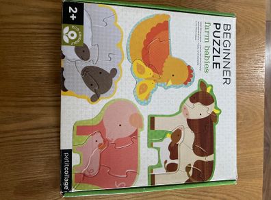 Jigsaw Petit Collage Farm Babies