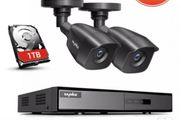 27722 Sannce Hd 4ch Cctv System 1080n Dvr 2pcs Cameras Dvr Kit
