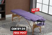 Portable Massage Bed Folding Spa Beauty Therapy Table Purple