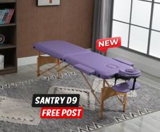 Portable Massage Bed Folding Spa Beauty Therapy Table Purple
