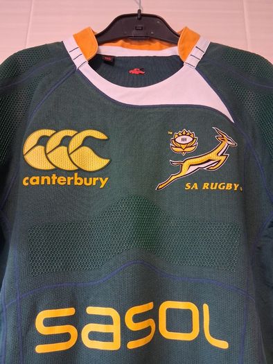 South Africa Rugby Jersey.  Official Canterbury Players Spec On Field Home Jersey. Super Rare Jersey. Collect In Dublin Or Receive Via Post.