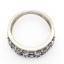 Vintage 925 Silver Amethyst Cluster Ring Image 3