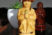 1970s Glossy Kitsch Ceramic Rice Container Price and Kensington England