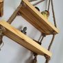 Beautiful Handmade 2-Tier Hanging Rope Shelf Image 10