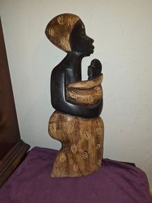 Large hand carved Wooden African Wall Hanging