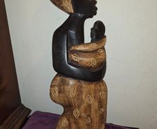 Large hand carved Wooden African Wall Hanging