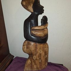 Large hand carved Wooden African Wall Hanging