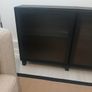 Ikea cabinet with ribbed glass doors Image 3
