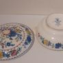 Fabulous Vintage Masons Ironstone Lidded Two Handled Round Shaped Tureen or Vegetable Dish in the Regency Pattern - Unusual Shaped Piece, Circa 1940 Image 9