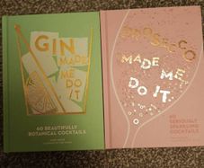 2 Cocktail books Gin and Prosecco