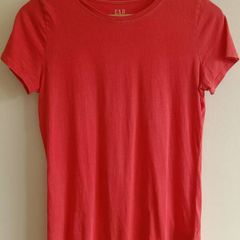 GAP Vintage Wash Tee - Coral Pink - XS