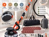 1150W Electric Drywall Sander with Dust Collection, LED Light & Extendable Handle