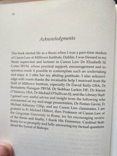 Quo Vadis ? Collegiality In The Good Of Cannon Law. By Mary Mcaleese. First Edition Hardback With Dustjacket In Good Condition.