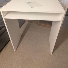 IKEA TORALD White Desk / Computer Table with Built-In Shelf