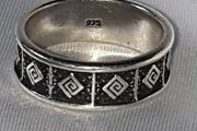 Pristine Vintage Sterling Silver Band Ring
