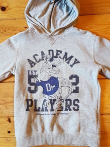 Age 7-8 Grey Hoody