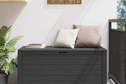 Garden Storage Box Anthracite 116x44x55 cm