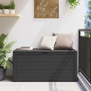 Garden Storage Box Anthracite 116x44x55 cm
