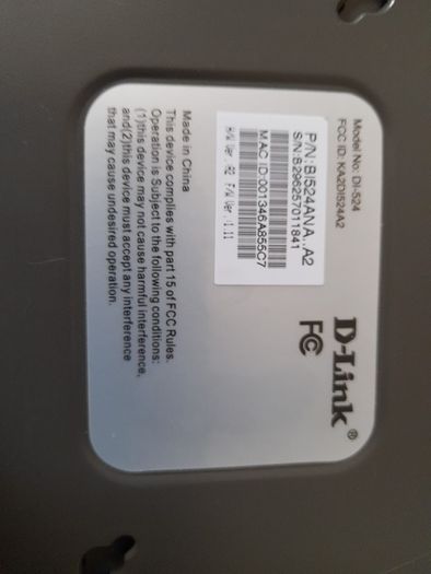 D-Link DI-514 Wireless Cable/DSL Router, 4-Port Switch,