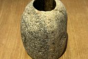 Blatunga hand-carved natural granite bud vase