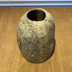 Blatunga hand-carved natural granite bud vase