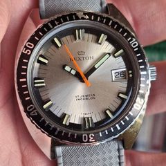 Vintage Rexton Swiss Skin Diver Watch - 17 Jewels - 1970s