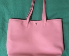 Pink rose shopper bag