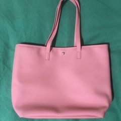 Pink rose shopper bag