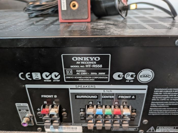 Onkyo AV receiver HT-R558 (faulty)