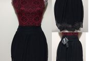 Black Embellished Skirt, New With Tags,
