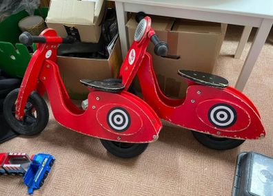 Wooden balance bike