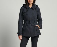 Superdry Super Raincoat Washed Black size S