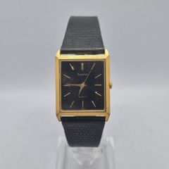 Vintage Accurist Gold-Tone Tank Watch - Retro 80s