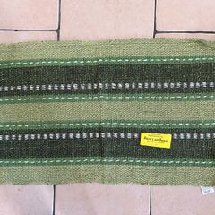 Ethnic Handwoven Green Rug