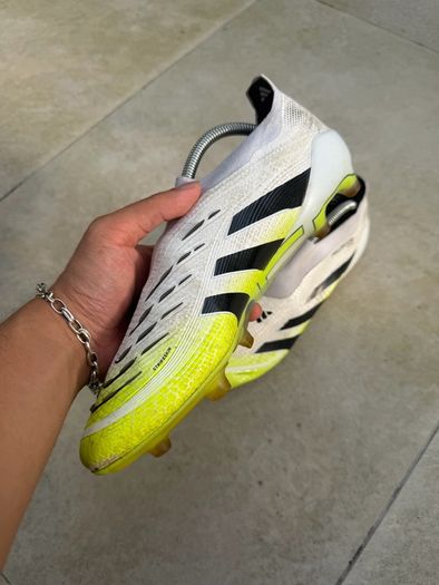 Adidas Predator Elite Laceless AG Cloud White Core Black Lucid Lemon JH8877