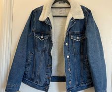 Denim Co. Sherpa-Lined Denim Jacket (Size UK 12 / EUR 40)