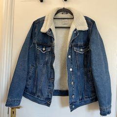 Denim Co. Sherpa-Lined Denim Jacket (Size UK 12 / EUR 40)